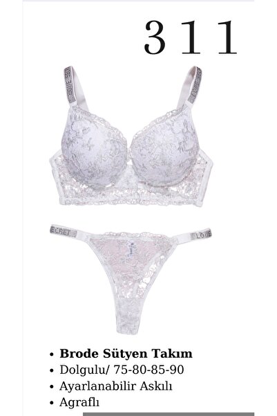 CHARM Tılsım lingerie women's brode bra set