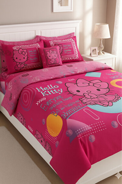 FAMILYMALLSA 5-piece duvet set – cute character design for kids
