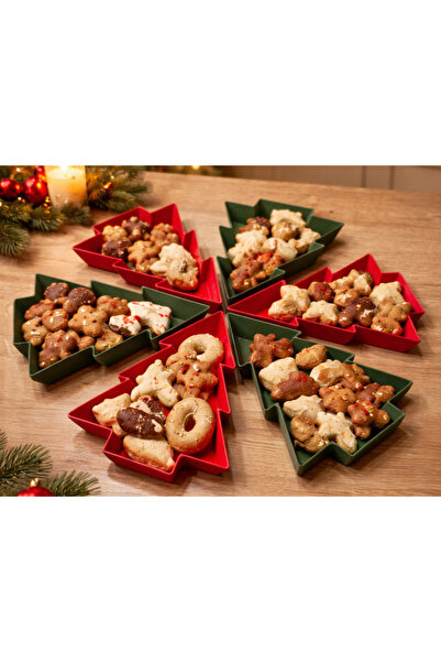 Muz 3D Yılbaşı Ağacı Kaseleri