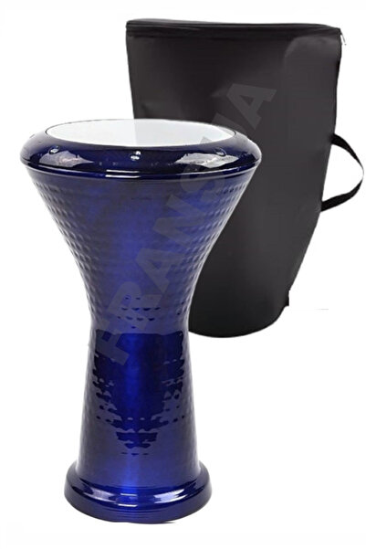FRANSUA Lacivert Boyalı Mısır Darbuka ( Kılıf hediyeli )