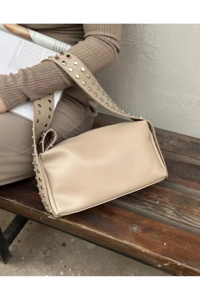 shop Shoulder Hand Bag Zimba Detail Soft Large Compartment a Quality Baguette Bag