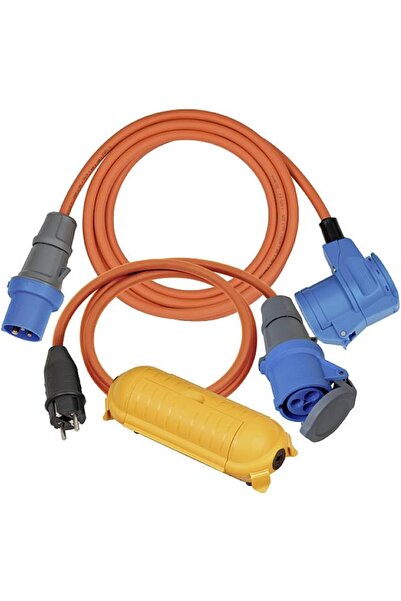 BRF Camping Adapter Set/Cee Adapter Cable 1.5 M, Cee 230 V Extension Cable 3 ...