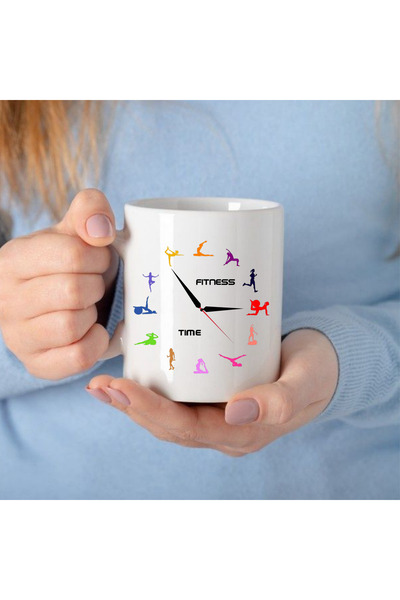 ALPŞAN TİCARET Girl Power Gym Cup |   Women's Fitness Time Motivation Mug |   Sportsman Gift