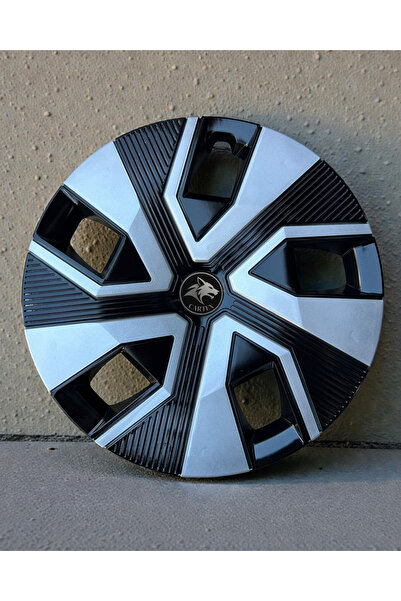 Cartex Jant Kapağı Kırılmaz 15" Siyah-Gri Dacia Uyumlu Yeni Model (1 ADET)