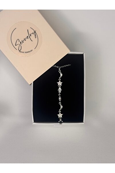 sevvelry Ay Güneş Fatma Ana Eli Sallantılı Kolye