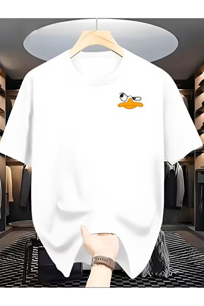 LELVANİ Tricou cu imprimeu cu model de rață drăguță