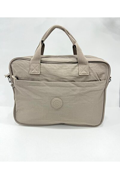 Sanmorris Unisex Klinkır Dark Gray Colored Waterproof Crossbody Bag with Lapt...