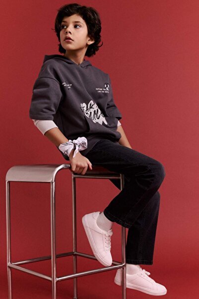 DeFacto Boy's Straight Fit Straight Leg Jeans G6202A825Cw