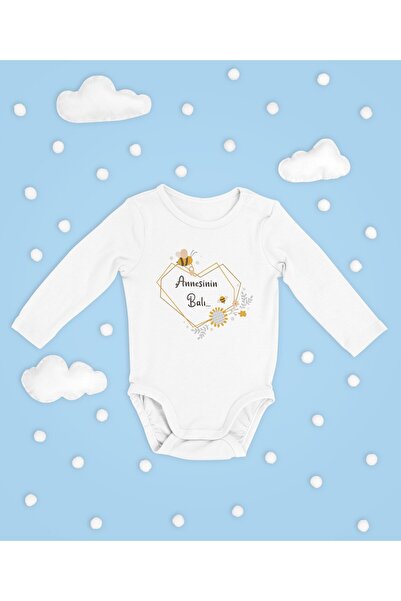 SEVBANO Mom's Honey! Written Cotton Soft Unisex Snap Fastener Long Sleeve Bod...