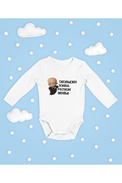 SEVBANO After My Grandfather, I'M the Boss! Written Cotton Soft Unisex Snap F...