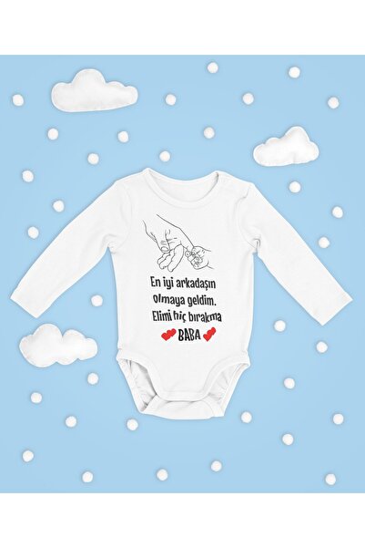 SEVBANO أنا آتيت لكوني أفضل صديق لك يا أبي! بدلة قطنية ناعمة مطبوعة بأكمام طو...