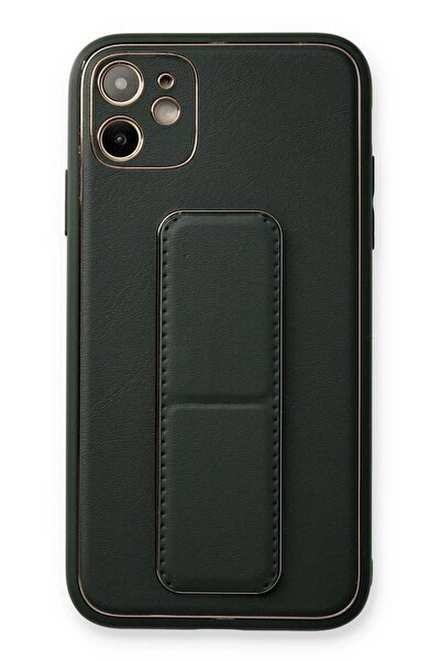 lowell home غطاء حماية لهاتف آيفون 12 من جلد الكوكو - مدخن - (5796) - LOHO9567-5026