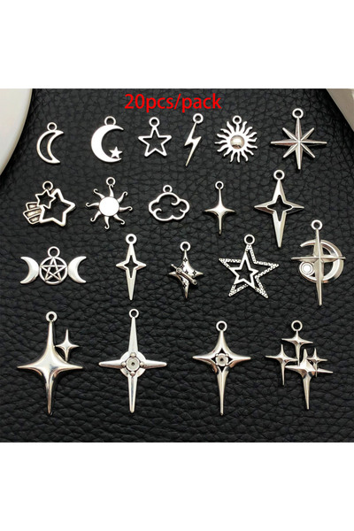 Choice SN1151-20 قطعة 20/50/100 قطعة من تعليقات سماوية غامضة، مزيج عشوائي من ...