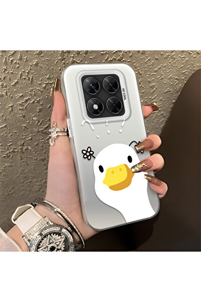 ucuc Xiaomi Poco X7 5g Compatible Silicone Edge Hard Back Anti-Fall Case Swee...