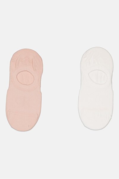 Calvin Klein Jeans Women 2 Pairs Textured Anti Sleep Invisible Socks, Multicolor