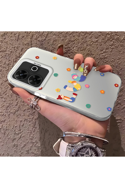 ucuc Xiaomi Poco M6 4g Compatible Silicone Edge Hard Back Anti-Fall Case Fun ...