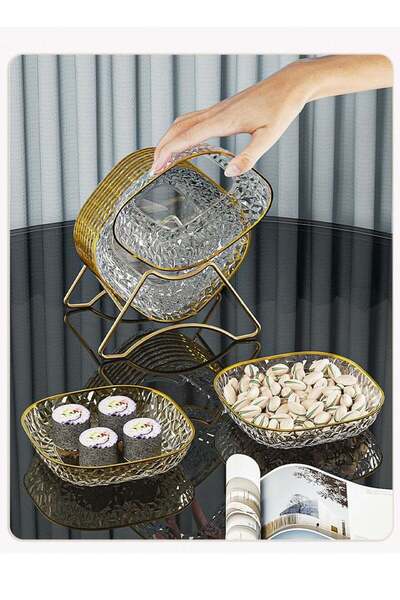 Generic Set of 8 PCS Multipurpose Dishes for Nuts Fruits Food and as Bones Di...