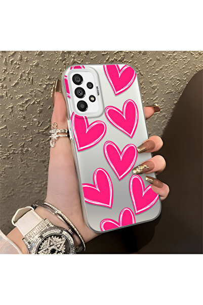 ucuc حافظة سيليكون متوافقة مع هاتف سامسونج جالاكسي A73 ذات حافة صلبة ومضادة ل...