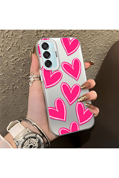 ucuc حافظة سامسونج جالاكسي M15 متوافقة مع الحافة السيليكونية الصلبة ذات النمط...