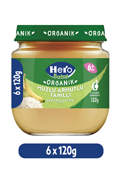 Hero Baby Organik Muzlu Armutlu Tahıllı 120 gr