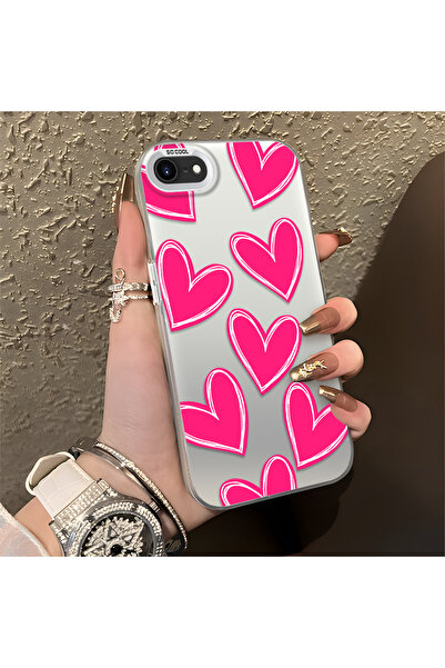 ucuc iPhone 7/8/Se 2020 2022 Compatible Silicone Edge Hard Back Anti-Fall Cas...