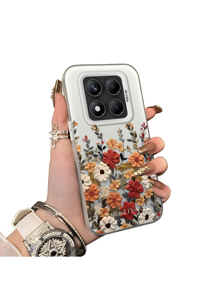 ucuc Xiaomi Redmi Note 14 Pro 4g Compatible Silicone Edge Hard Back Anti-Fall...