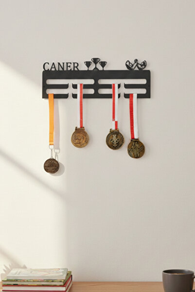 Grandmix Kişiye Özel İsimli Madalya Askılığı Bilek Güreşi Temalı Madalya Askısı