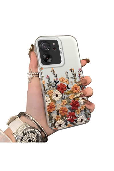 ucuc Xiaomi Mi 13T/Mi 13T Pro Uyumlu Silikon Kenar Sert Arka Anti Düşme Kılıf...