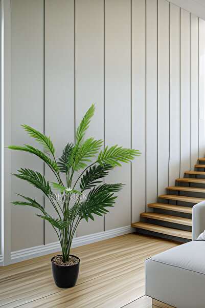 Yapay Çiçek Deposu Yapay Ağaç 24 Yapraklı Mini Areka Palmiyesi Ağacı 95 cm