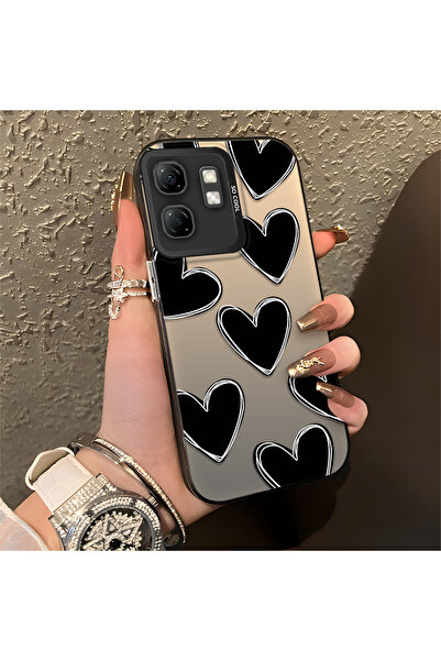 ucuc حافظة Infinix Hot 50i متوافقة مع الحافة السيليكونية الصلبة ذات النمط الق...