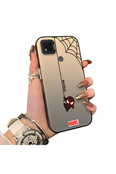 ucuc حافظة سبايدرمان متوافقة مع هاتف Xiaomi Poco C31 ذات حافة سيليكون صلبة وم...