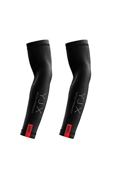 Choice كمّ أسود لركوب الدراجات، واقي من الأشعة فوق البنفسجية، غطاء ذراع من ال...