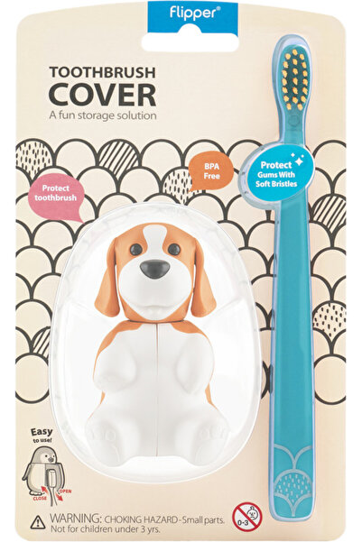 Flipper Oral Hygienic Set Fun Animal Toothbrush Holder