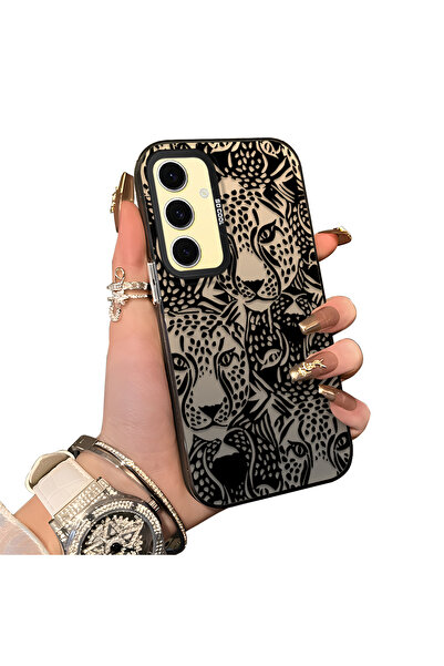 ucuc حافظة سيليكون متوافقة مع هاتف سامسونج جالاكسي S24 Fe ذات حافة صلبة ومضاد...