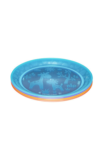 Nip طقم أطباق أطفال مكون من 4 قطع - أطباق طعام