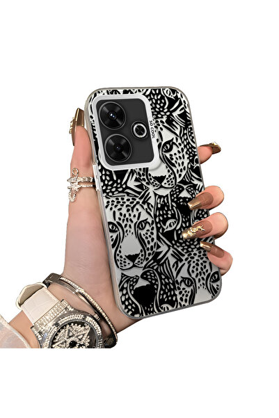 ucuc Xiaomi Poco M6 4g Compatible Silicone Edge Hard Back Anti-Fall Case Chee...