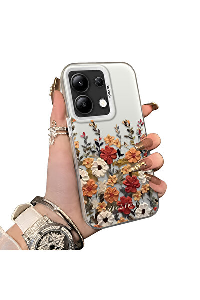 ucuc Xiaomi Redmi Note 13 Compatible Silicone Edge Hard Back Anti-Fall Case B...