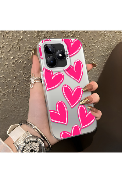 ucuc جراب Realme Note 50 4G متوافق مع الحافة السيليكونية الصلبة والمضادة للسق...