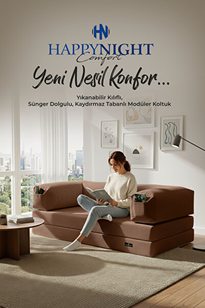 HAPPYNIGHT Sofya Aktivite Koltuğu | Oyun Koltuğu | Sünger Koltuk | Sinema Kol...