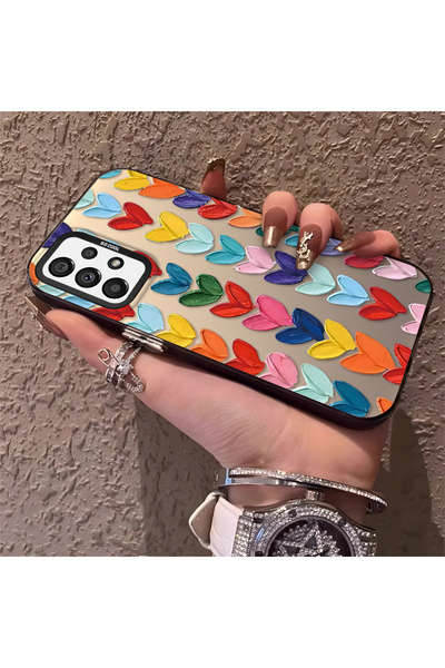 ucuc حافظة سامسونج جالاكسي A73 متوافقة مع الحافة السيليكونية الصلبة المضادة ل...