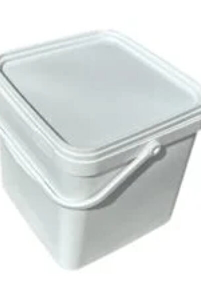metalocasnice SQUARE BUCKET WITH SEALABLE LID 10KG