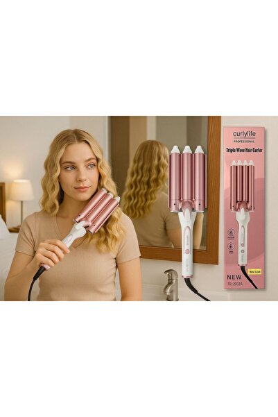 Curly Life Curlylife 2009A Led Göstergeli Seramik Su Dalgası WAG Saç Maşası