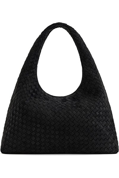 JW PEI حقيبة كتف منسوجة من إيورا للنساء