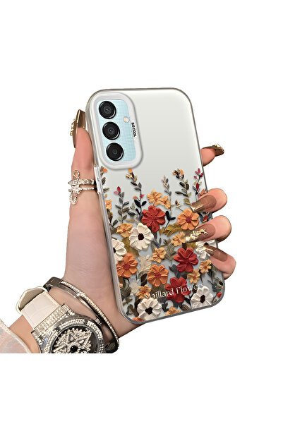 ucuc حافظة سيليكون متوافقة مع هاتف سامسونج جالاكسي M15 ذات حافة صلبة ومضادة ل...