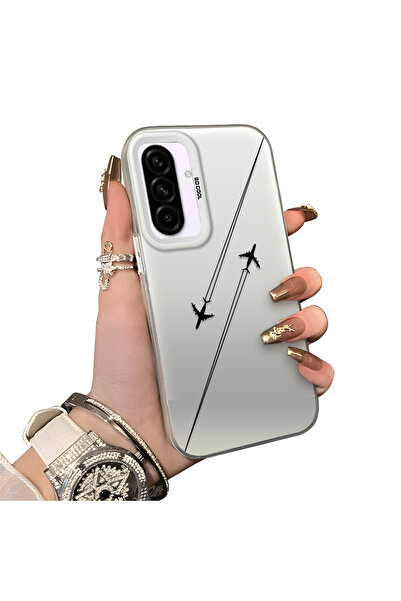 ucuc حافظة سامسونج جالاكسي A56 متوافقة مع الحافة السيليكونية الصلبة ذات الظهر...