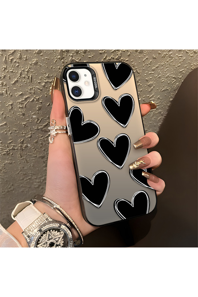 ucuc حافظة مضادة للسقوط من السيليكون المتوافقة مع هاتف iPhone 11، بنمط قلب