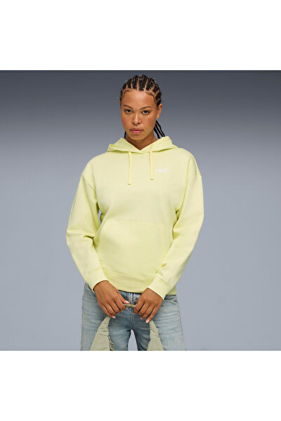 Puma Essential Small No. 1 Logo Kadın Altın Rengi Sweatshirt