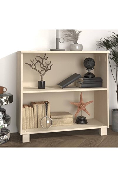 vidaxl Sideboard HAMAR Honey Brown 85x35x80 cm Solid Wood Pine