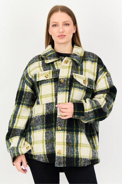 Andrew Marc Women Sportswear Fit Trucker Outdoor Jacket, Multicolor