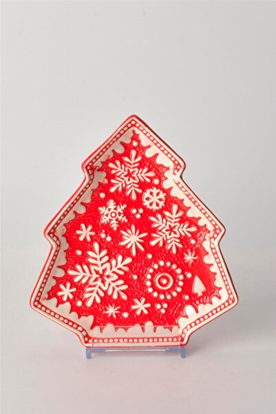 Tohana SeramIk YilbaSi Çam Agaci Tabak